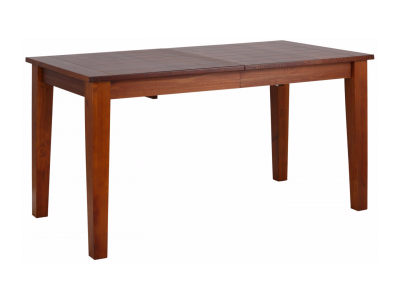 Mesa de madeira maciça marrom extensível para jantar 150/195 x 80 x 76,6 cm | Coleção América
